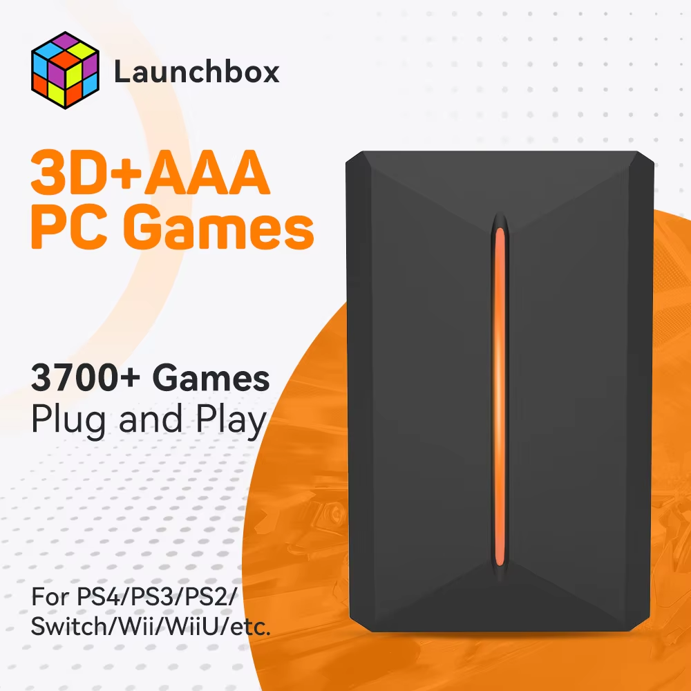Pc Gaming Emulator - Launchbox 500G Gaming HDD for PS4/PS3/Switch/PS2/PS1/WII/WIIU