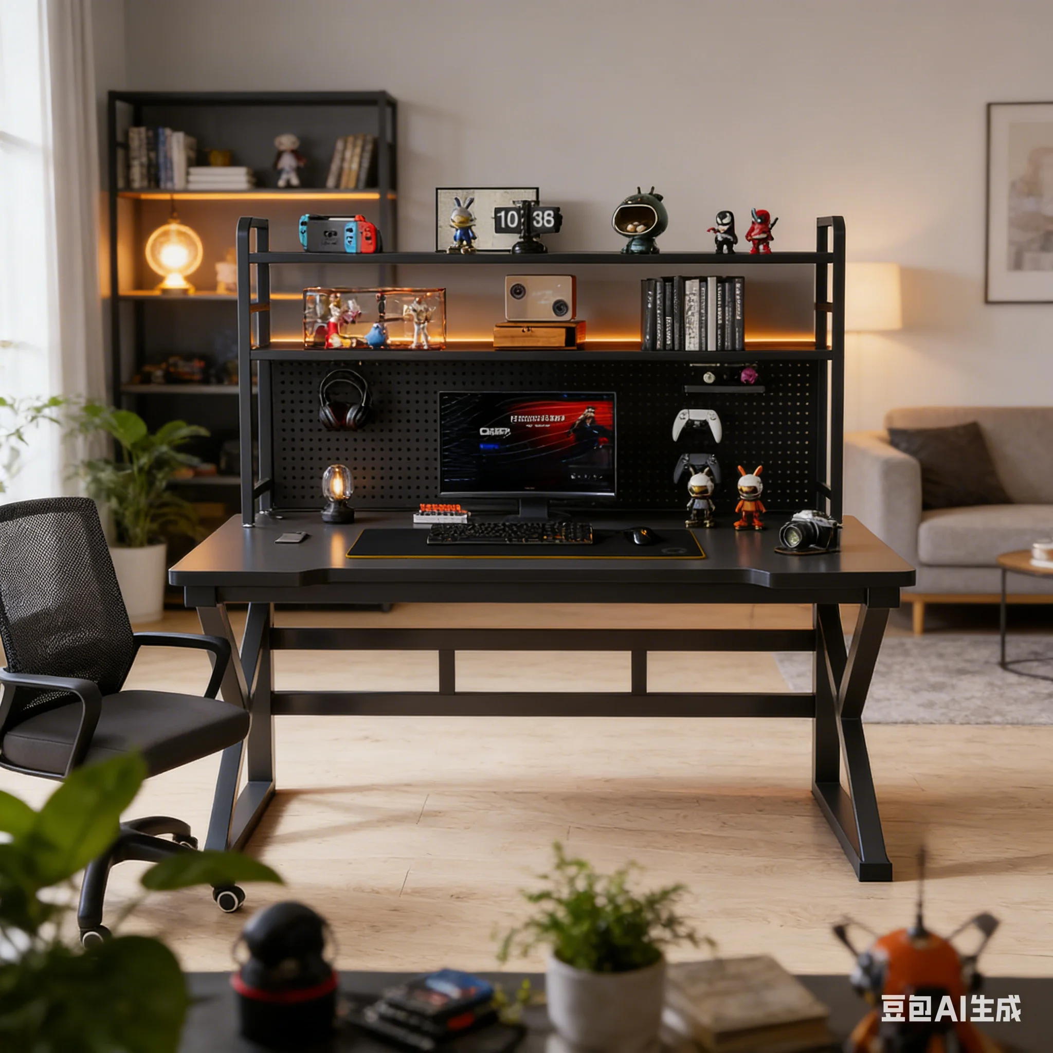 Gaming Pc Equipment - AOLIVIYA Modern Gaming Desk With Home