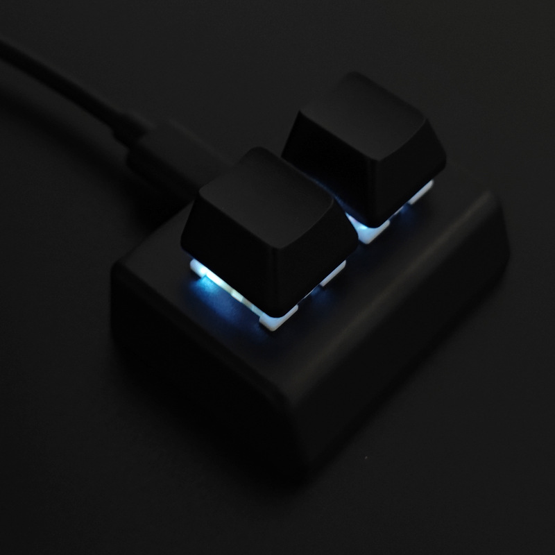 New 2 keys Macro Keyboard RGB  - огляд і ціна Pc Gaming Drawing