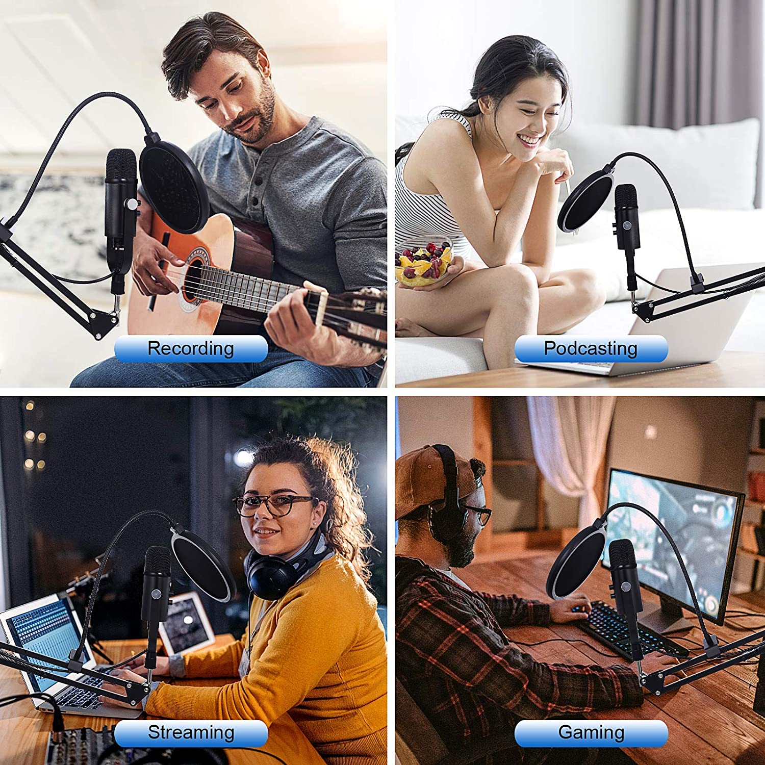 BM86 USB Condenser Microphone  - огляд і ціна Pc Gaming Youtubers