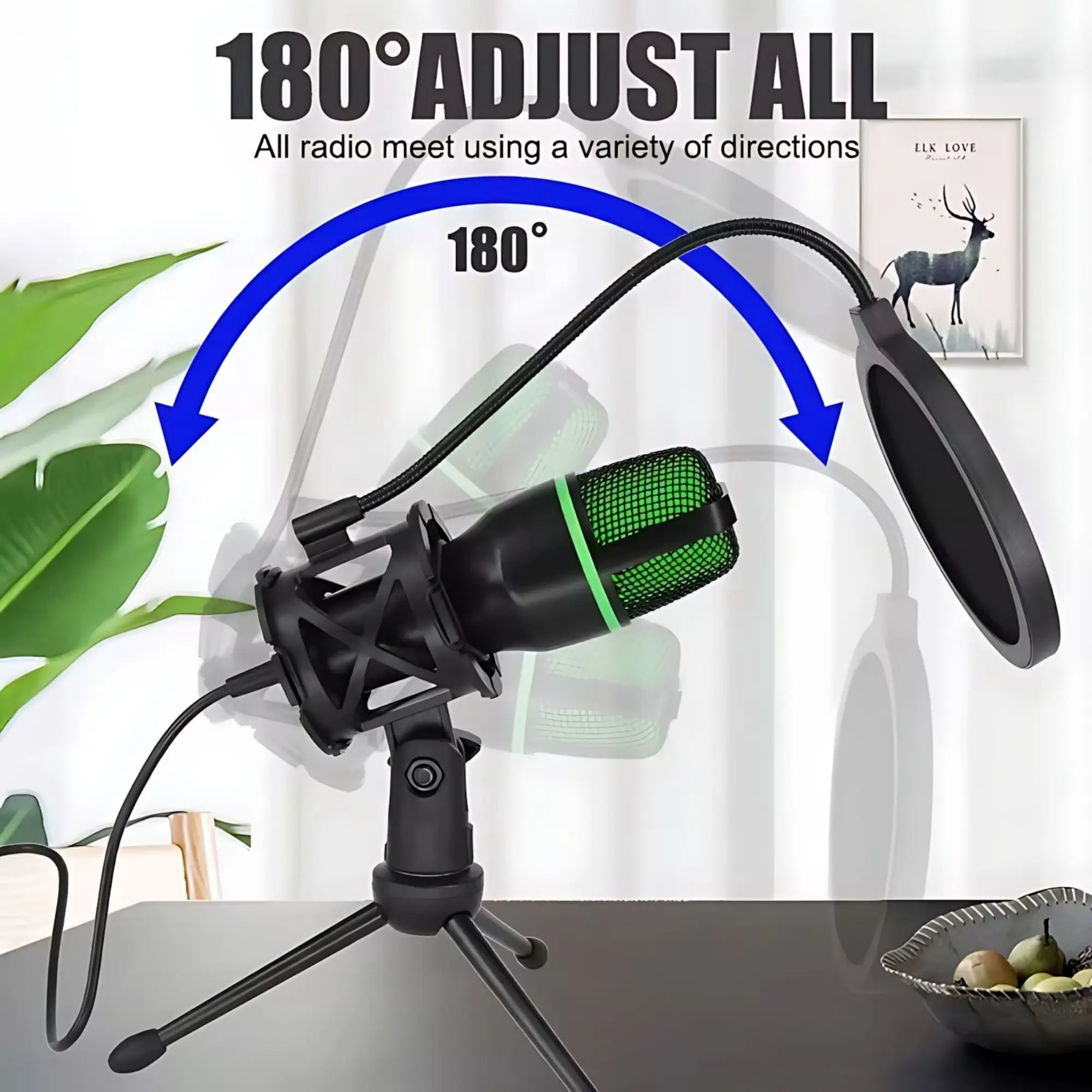 Professional USB Condenser Mic - огляд і ціна Pc Gaming Youtubers