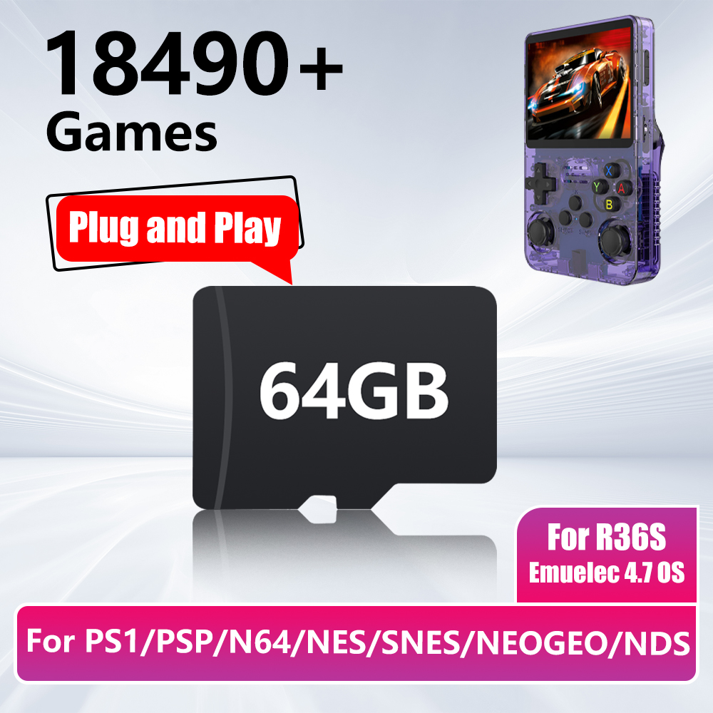 64GB Game Card for R36S Game C - огляд і ціна Pc Gaming Emulator