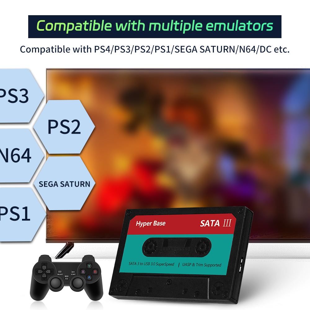 Portable PN500G/2T Game Hard D - огляд і ціна Pc Gaming Emulator
