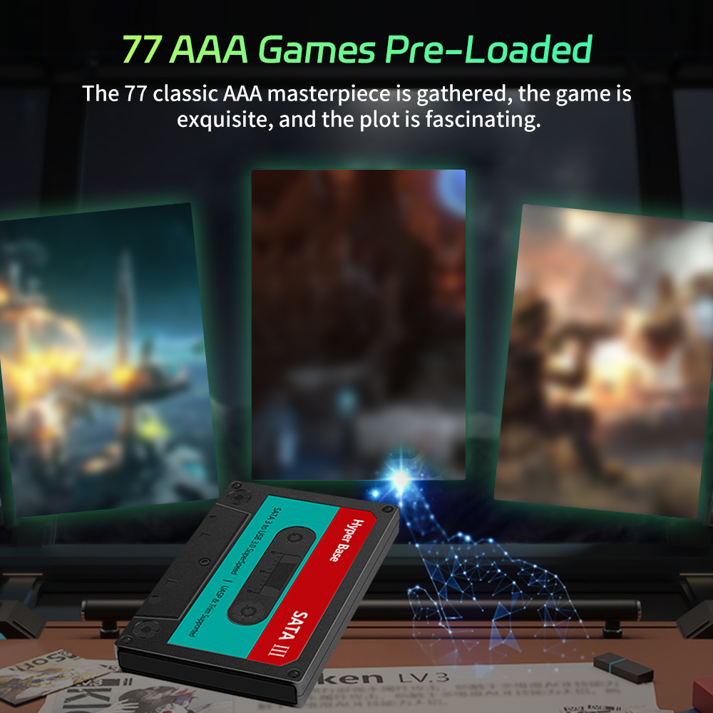Portable PN500G/2T Game Hard D - огляд і ціна Pc Gaming Emulator