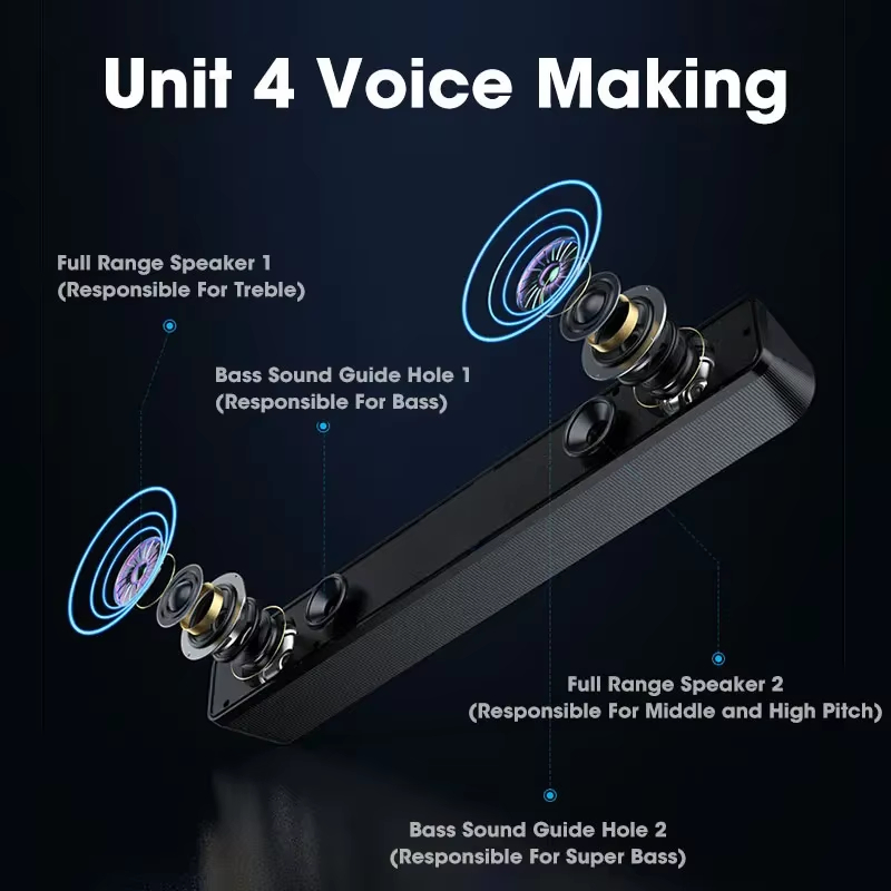 Bluetooth 5.0 4D Surround Soun - огляд і ціна Gaming Speaker