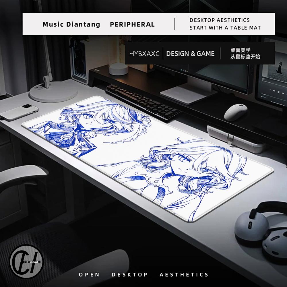 Line Drawing Genshin Impact Fu - огляд і ціна Pc Gaming Drawing