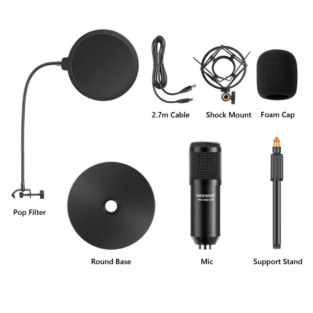 Neewer USB Microphone Kit-Plug - огляд і ціна Pc Gaming Youtubers