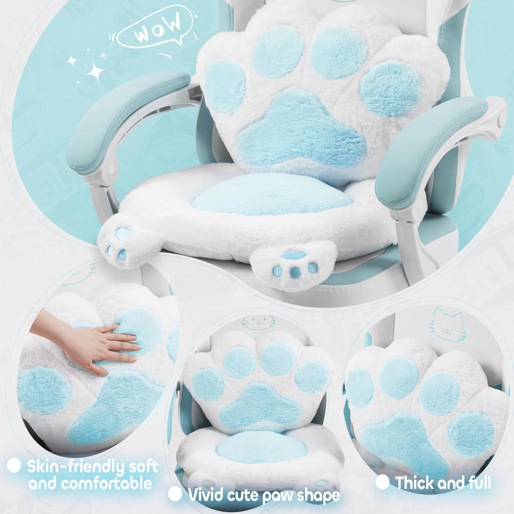 Cute Cat Ear Gaming Chair with - огляд і ціна Pc Gaming Umbrella