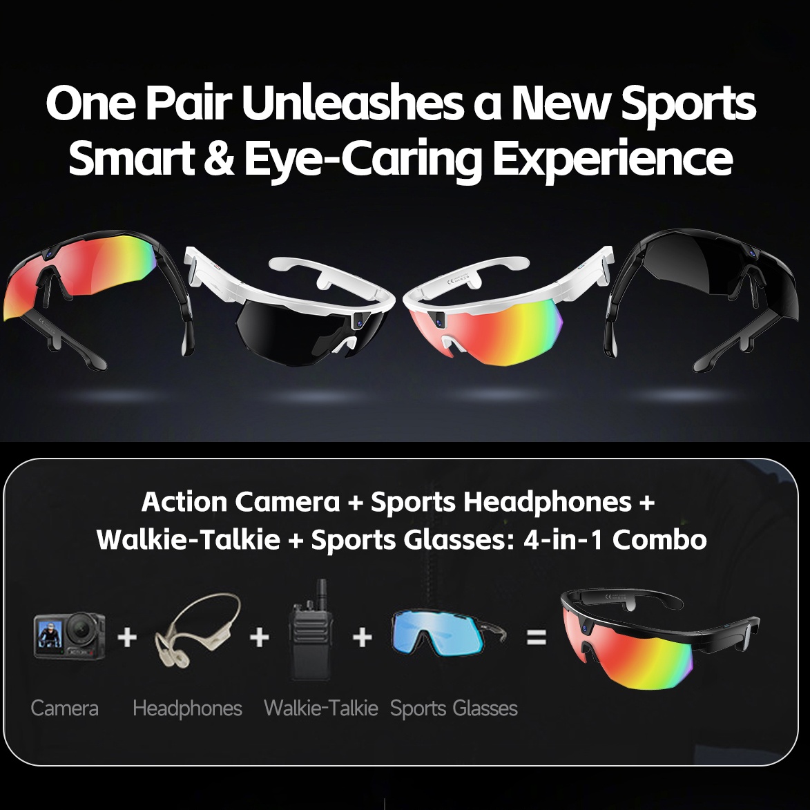 New AI Camera Glasses 30MP Pho - огляд і ціна Gaming Speaker