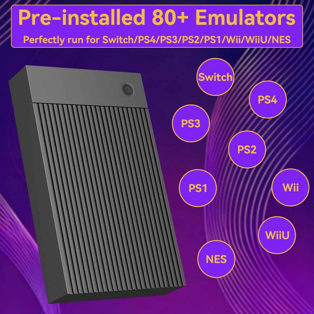 Portable 4TB Gaming HDD with 5 - огляд і ціна Pc Gaming Emulator