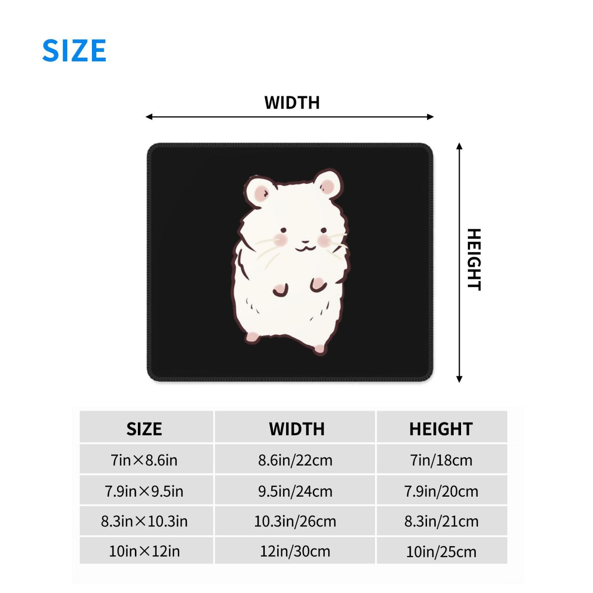 Multi-size Mouse Pad Cute Hams - огляд і ціна Pc Gaming Drawing