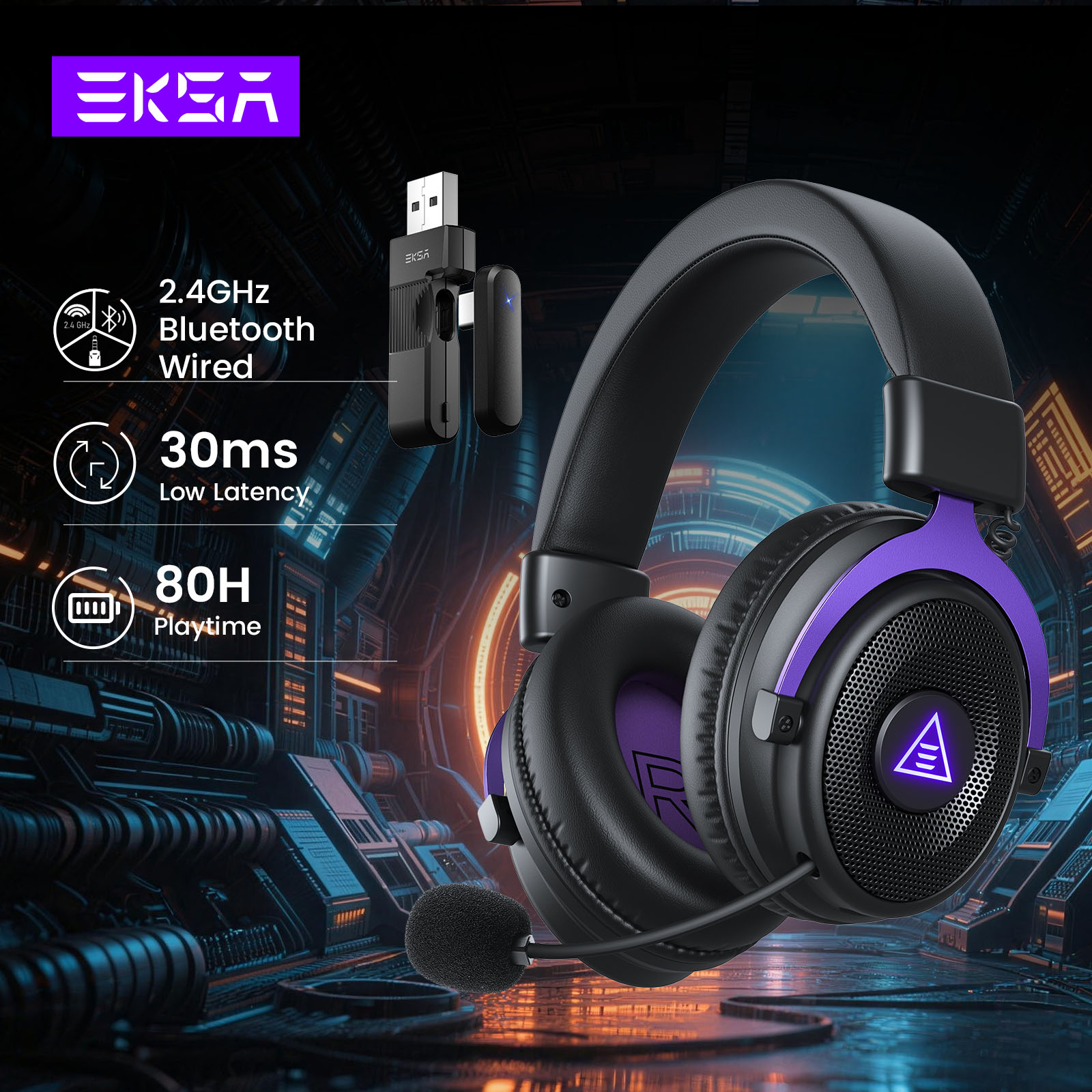 EKSA E900 WT 2.4GHz Wireless H - огляд і ціна Pc Gaming Ps5